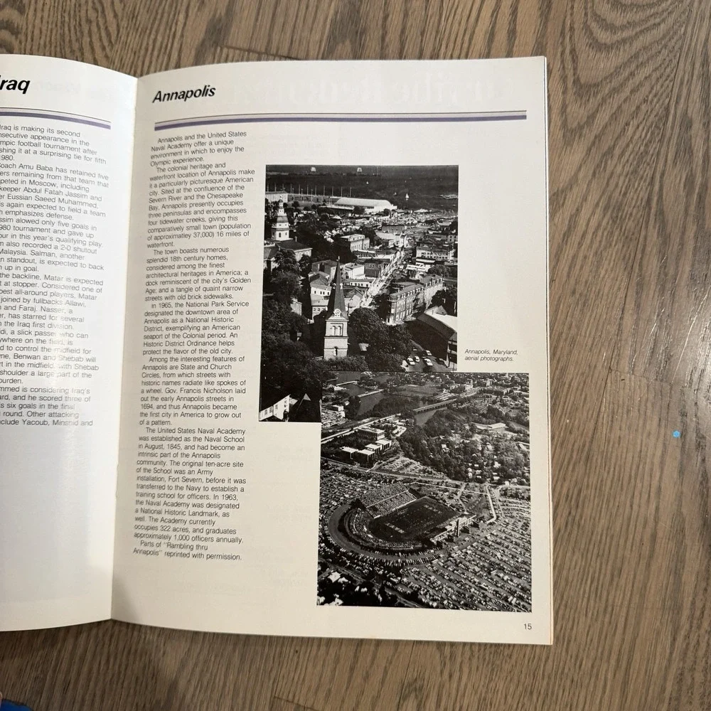 1984 Olympic Soccer Program‎ - Stanford Stadium - US Vs Costa Rica